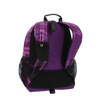 Sac à dos scolaire adaptable au chariot - Acuareles Morado_2 4