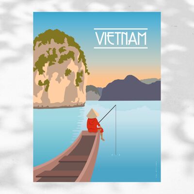 Plakat Halong Bucht - Vietnam