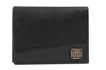 Portefeuille homme en cuir - Dalix Negro_1 1