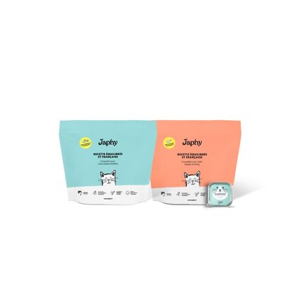 Kit de descubrimiento de alimentos naturales para gatos