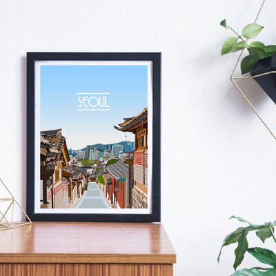 Poster del giorno di Seoul - Corea del Sud