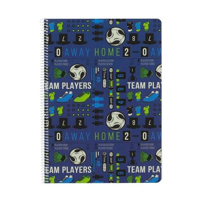 Cuaderno A4 Tapa Dura Azul_1