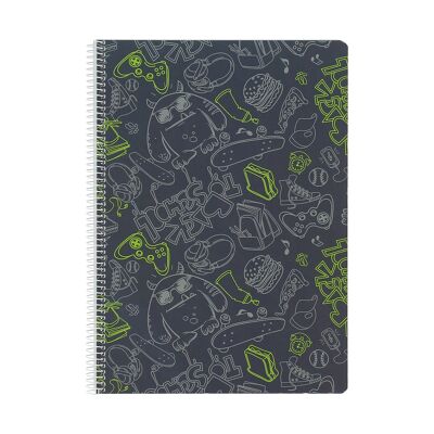 Cuaderno A4 Tapa Dura Azul_2