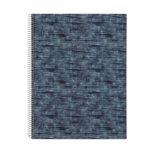 Cuaderno A4 tapa dura forrada Azul_1