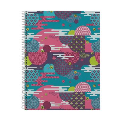 Cuaderno A4 tapa dura forrada Blanco_1