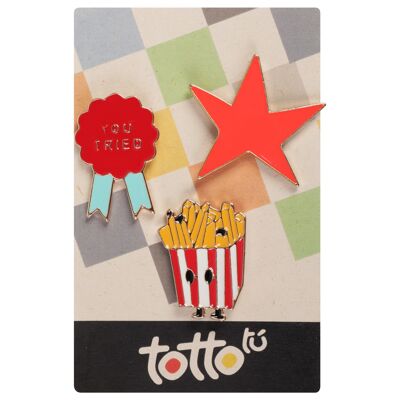 Pack pins - Estrella Rojo_1