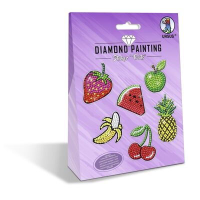 Pegatina de pintura de diamante "Frutas"