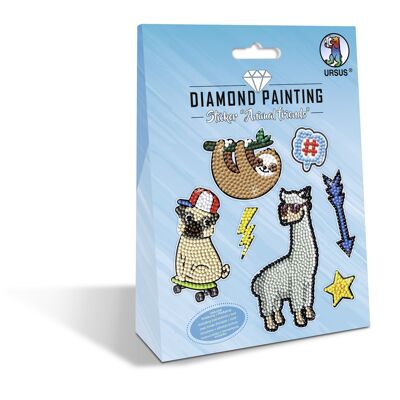 Pegatina de pintura de diamantes "Amigos animales"