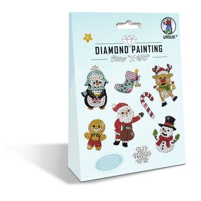 Sticker peinture diamant "X-mas"