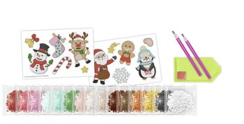 Sticker peinture diamant "X-mas" 2