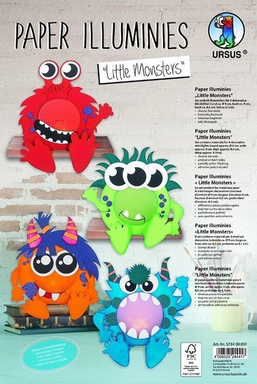 Paper Illuminies "Little Monsters"