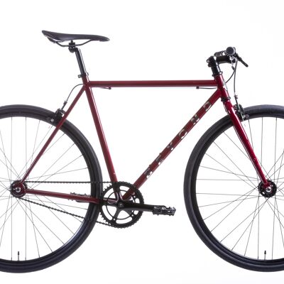 Beyond Cycles Viking - Red - M - 55cm - Riser Bar - Front Basket