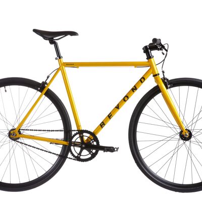 Beyond Cycles Viking - Yellow - XL - 62cm - Bullhorn Bar - Front Basket
