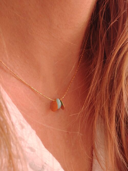 Collier Drop turquoise