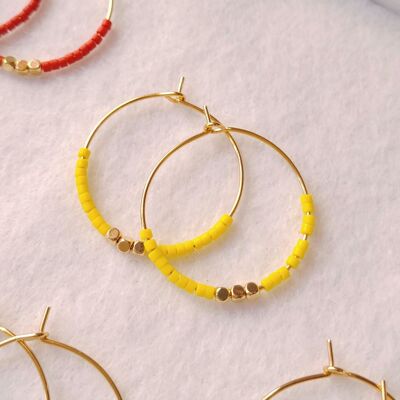 Yellow Yuki Hoops