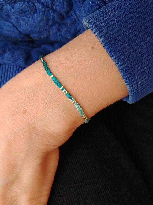 Bracelet serpentinca vert