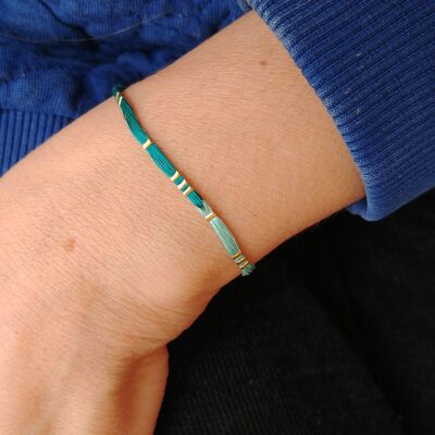 Green serpentinca bracelet