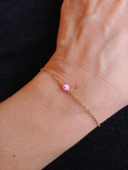 Bracelet Lucky eye rose