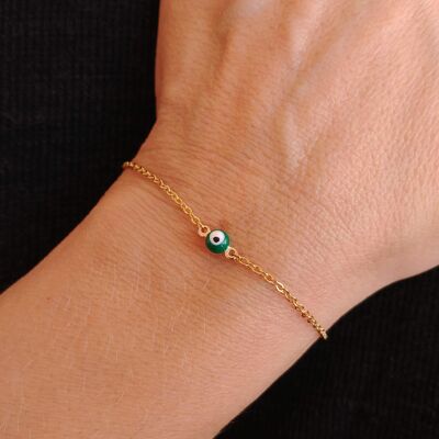 Pulsera Lucky Eye verde