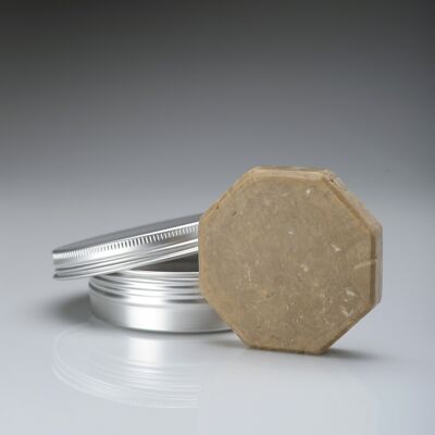 Organic & Natural Solid Shampoo + its Aluminum Box