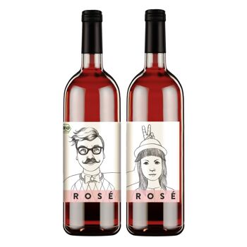 Vin rosé BIO - 6 bouteilles 2