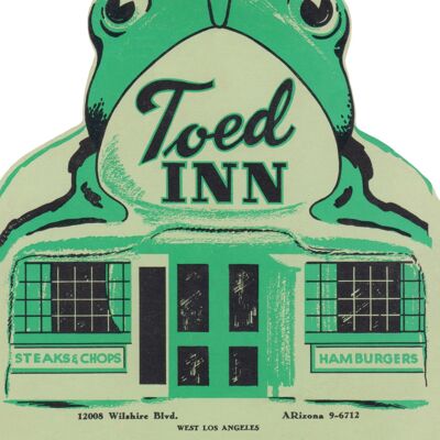 Toed Inn, Los Angeles, California, 1953 - A1 (594x840mm) Archival Print (Unframed)