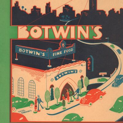Botwin's, Los Angeles, California, 1930s - A3 (297x420mm) Archival Print (Unframed)