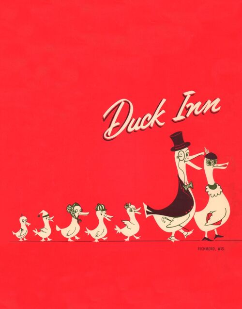 Duck Inn, Richmond, Wisconsin, 1968 - A1 (594x840mm) Archival Print (Unframed)