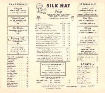 Chapeau en soie, Seattle, années 1960 - impression d'archives A4 (210 x 297 mm) (sans cadre) 2