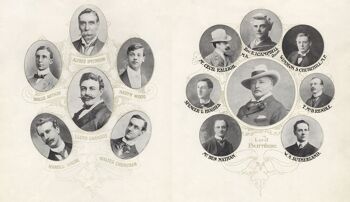 Le dîner annuel du Club de la presse, feat. Winston Churchill, Londres, 1903 - impression d'archives A4 (210x297mm) (sans cadre) 3