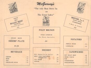 McGarvey's, Vermilion, Ohio, années 1930 - A3+ (329 x 483 mm, 13 x 19 pouces) impression d'archives (sans cadre) 2