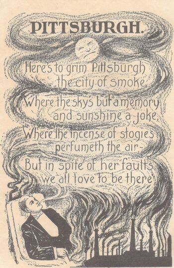 Pittsburgh, Meda Logan poème 1907 - A3 + (329 x 483 mm, 13 x 19 pouces) impression d'archives (sans cadre)