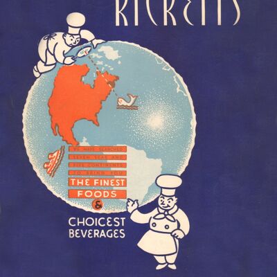 Ricketts, Chicago, 1940 - Impresión de archivo A3 (297x420 mm) (sin marco)