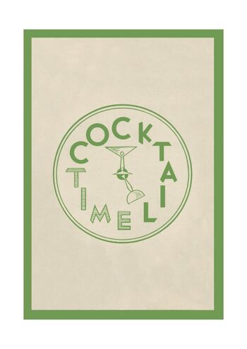 Cocktail Time, USA, années 1950 - A4 (210x297mm) impression d'archives (sans cadre)