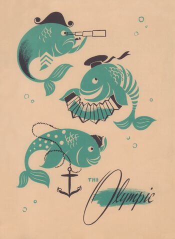 L'Olympique, Seattle, 1951 - A4 (210x297mm) impression d'archives (sans cadre) 1