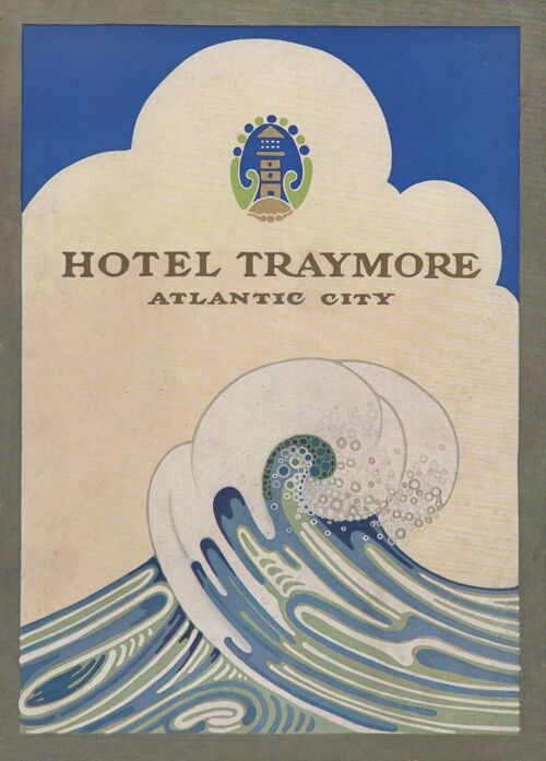 Hotel Traymore, Atlantic City, 1920s - 50x76cm (20x30 inch) Archival Print (Unframed)