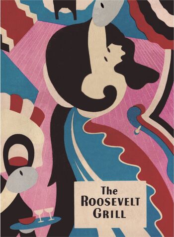 Le Roosevelt Grill, New York, 1948 - A3+ (329 x 483 mm, 13 x 19 pouces) impression d'archives (sans cadre) 1