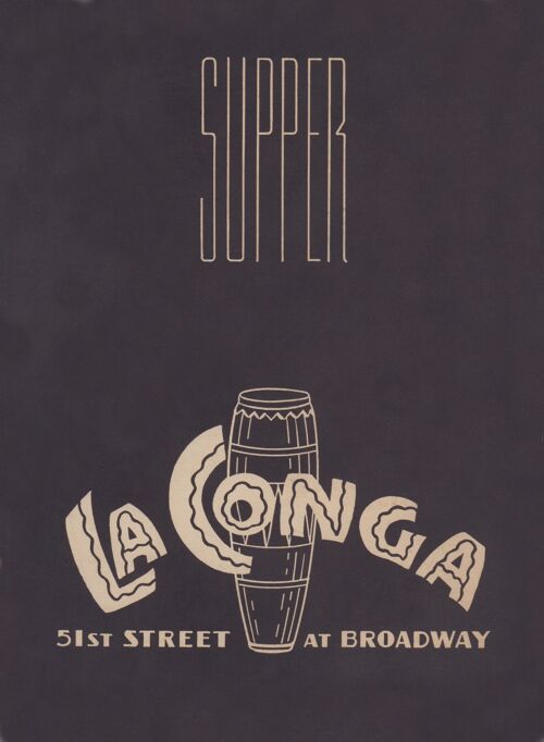 La Conga, New York, 1950s - A2 (420x594mm) Archival Print (Unframed)