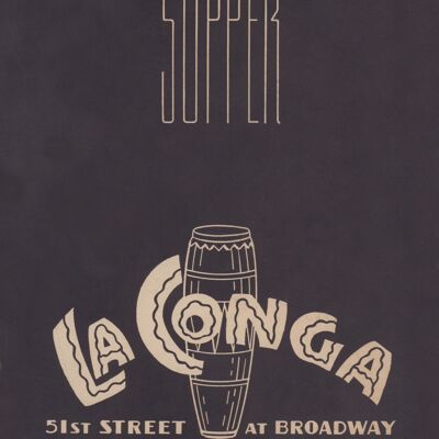 La Conga, New York, 1950s - 50x76cm (20x30 inch) Archival Print (Unframed)