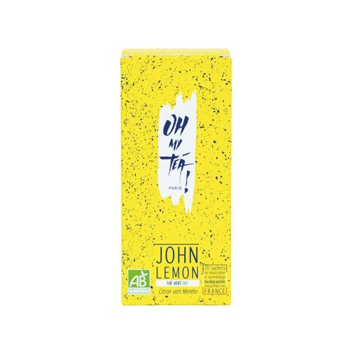 JOHN LEMON - Boîte 20 infusettes biodégradables