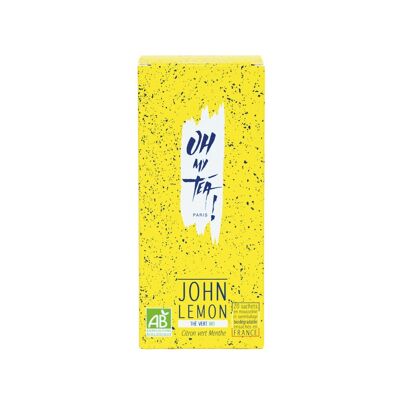 JOHN LEMON - Caja de 20 bolsitas de té biodegradables