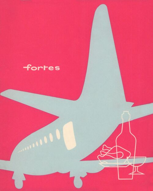Fortes, London Airport, 1960 - A4 (210x297mm) Archival Print (Unframed)