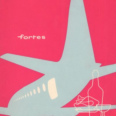 Fortes, aéroport de Londres, 1960 - A2 (420x594mm) impression d'archives (sans cadre)