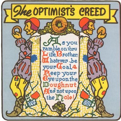 Biglietti d'auguri Optimist's Creed - Confezione da 12 biglietti