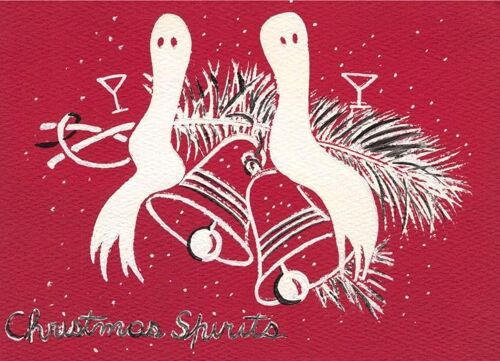 Christmas Spirits Cards - Pack of 6 Cards