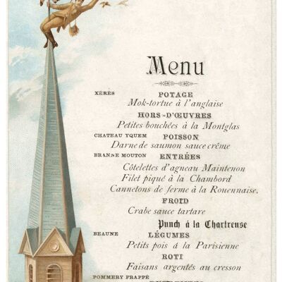 Café de Paris, Buenos Aires, Argentina, 1888 - Impresión de archivo A3 (297x420 mm) (sin marco)