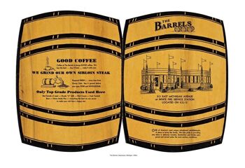 Les barils, Kalamazoo, années 1930 - A3 + (329 x 483 mm, 13 x 19 pouces) impression d'archives (sans cadre) 2