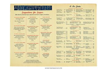 Boîte de nuit du Quartier Latin, New York, années 1950 - A1 (594x840mm) Impression d'archives (Sans cadre) 2