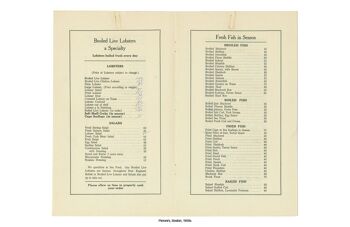 Pieroni's Sea Grills, Boston des années 1950 - A4 (210x297mm) impression d'archives (sans cadre) 2
