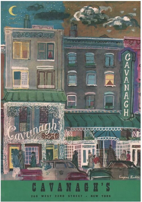 Cavanagh's, New York, 1954 - A3 (297x420mm) Archival Print (Unframed)